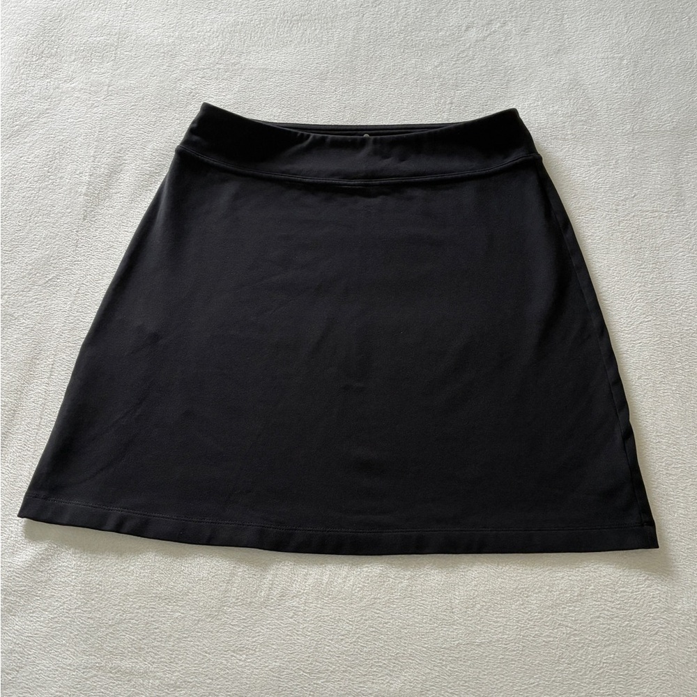 Athleta Skirt Women’s Small Tall Black Stretch A-Line Athleisure Activewear Golf - Picture 6 of 15